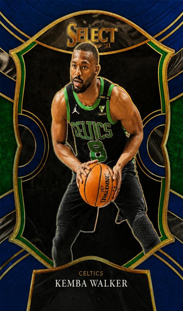 2020 Panini Select Basketball Blue Retail Kemba Walker #38