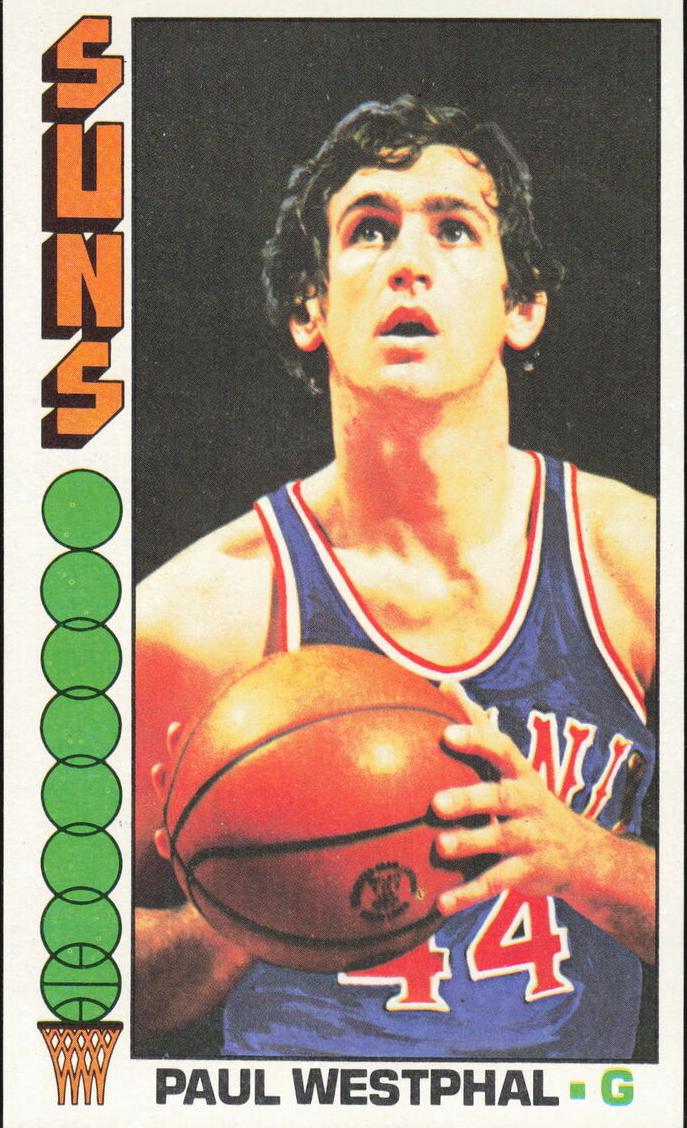 1976 Topps Basketball Paul Westphal #55