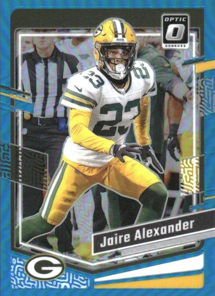 2023 Donruss Optic Football Aqua Jaire Alexander #67