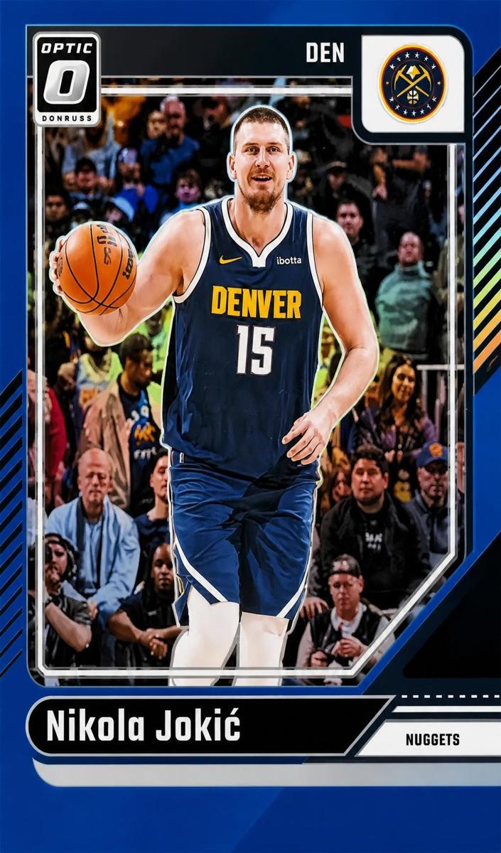 2024 Donruss Optic Basketball Blue Nikola Jokic #100 PSA 9
