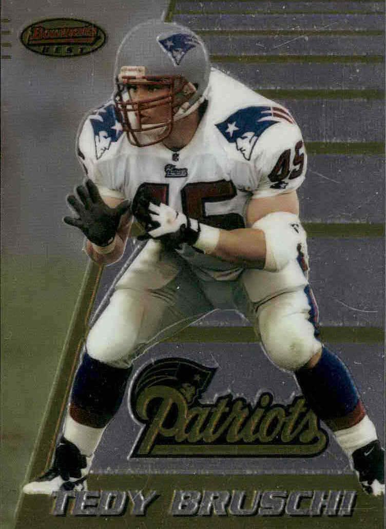 1996 Bowman's Best Football Tedy Bruschi #162 PSA 10