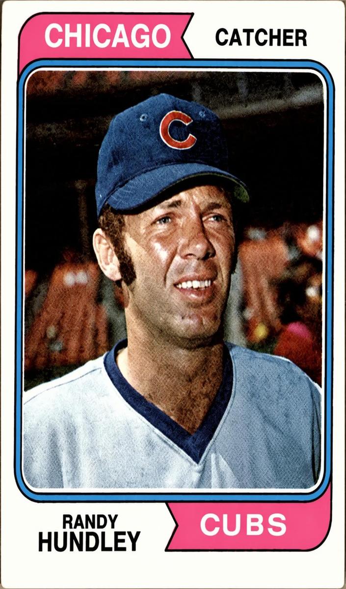 1974 O-Pee-Chee Baseball Randy Hundley #319 PSA 7