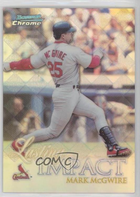 1999 Bowman Chrome Baseball Refractor Mark McGwire #I15 PSA 9