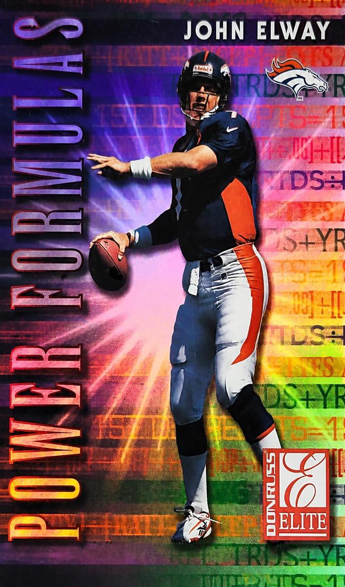 1999 Donruss Elite Football John Elway #7