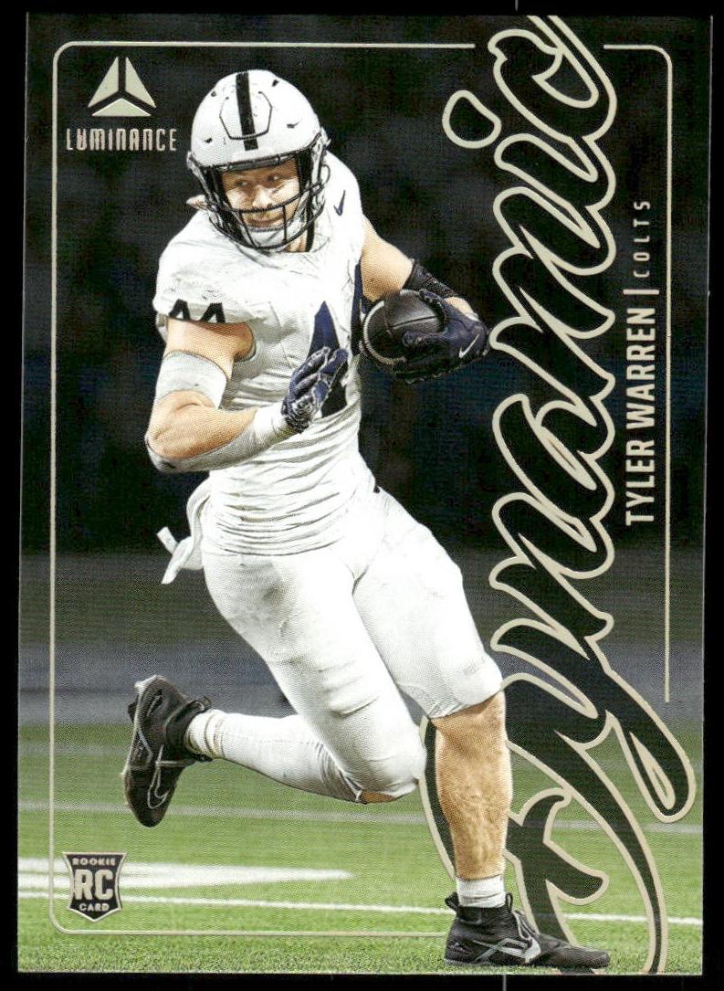 2025 Panini Luminance Football Tyler Warren #9 PSA 9