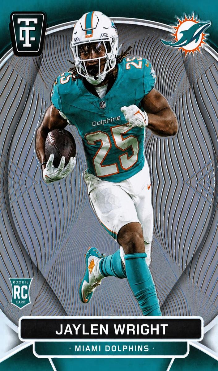 2024 Panini Totally Certified Football Mirror Platinum Silver Jaylen Wright #139