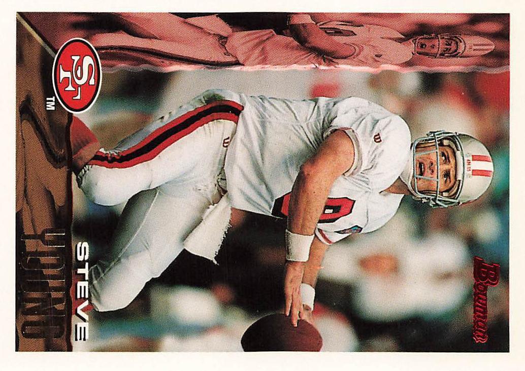 1995 Bowman Football Steve Young #333 PSA 9