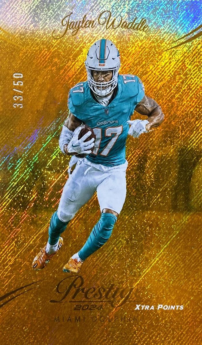 2024 Panini Prestige Football Orange Premium Xtra Points Jaylen Waddle #184