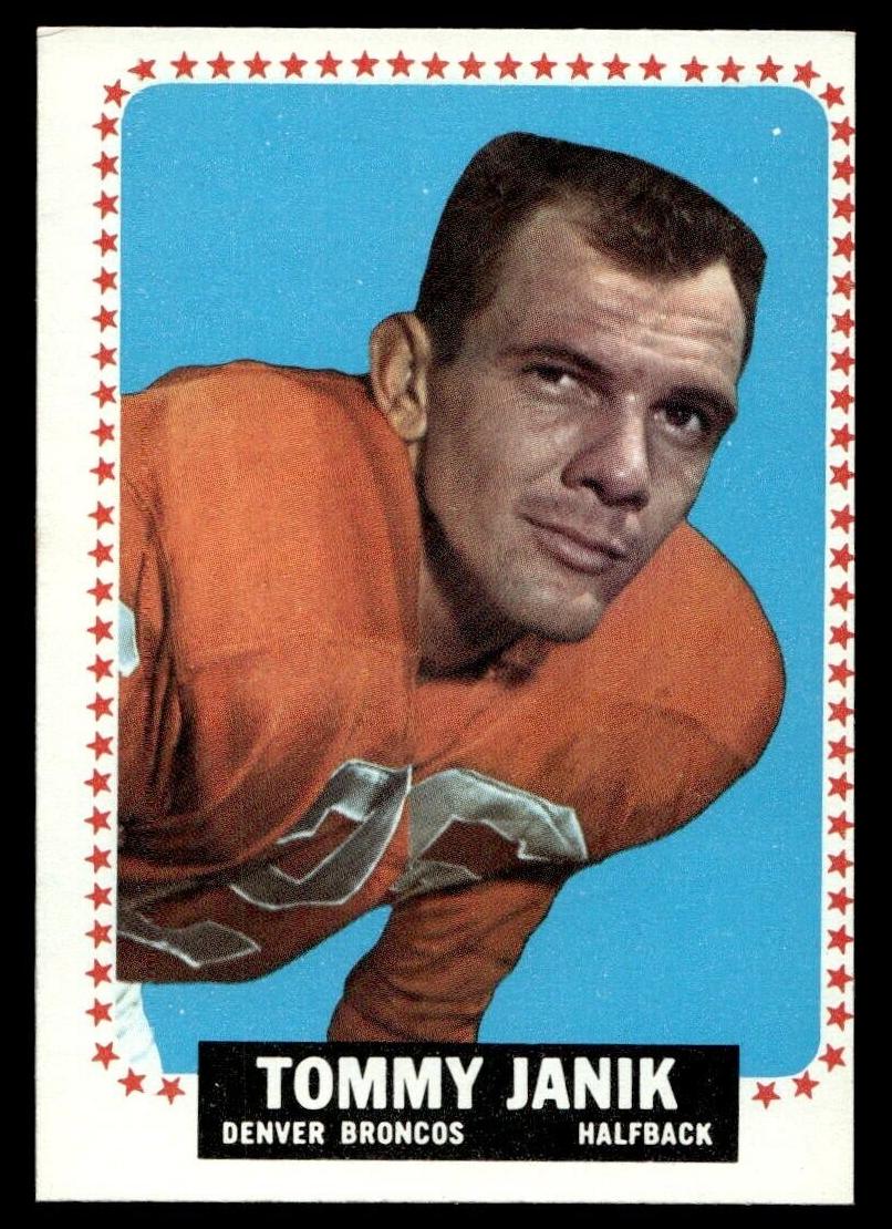 1964 Topps Football Tom Janik #49 PSA 8
