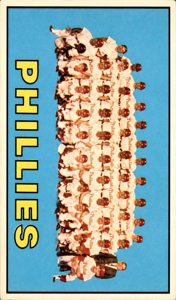 1967 O-Pee-Chee Baseball Phillies Team #102 PSA 6