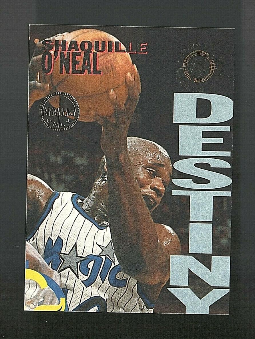 1994 Topps Stadium Club Basketball Members Only Shaquille O'Neal #7B PSA 8