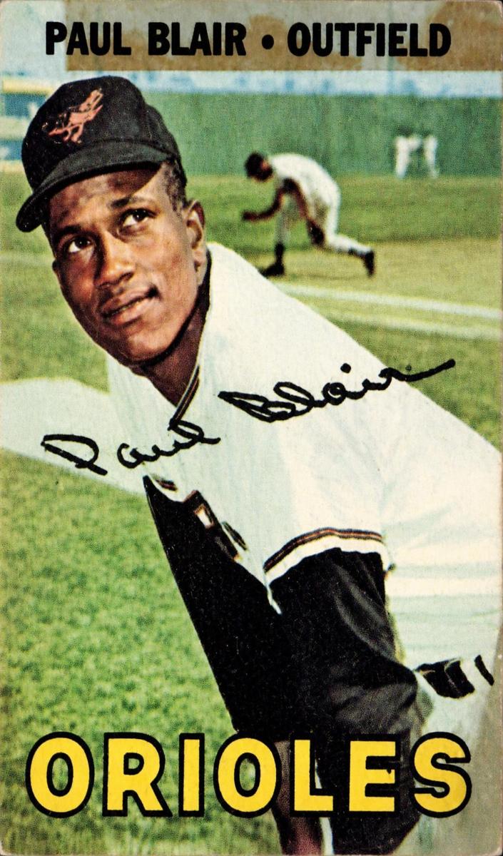 1967 Topps Venezuelan Baseball Paul Blair #218