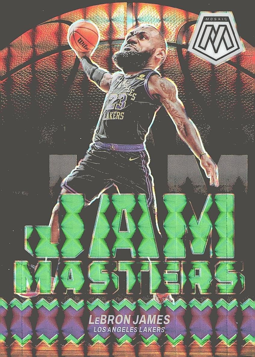 2023 Panini Mosaic Basketball Green LeBron James #14
