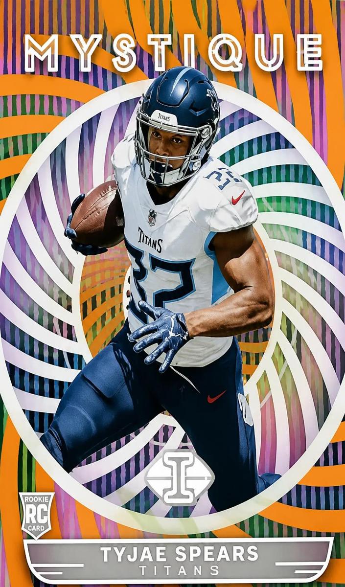 2023 Panini Illusions Football Orange Tyjae Spears #38