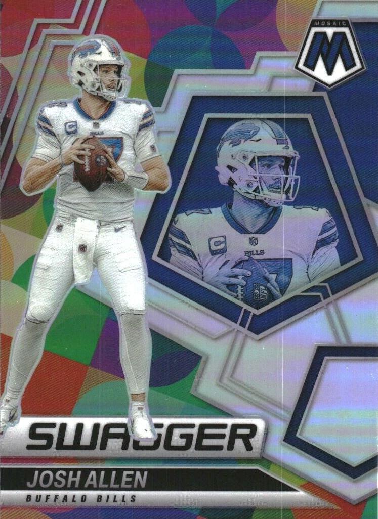 2022 Panini Mosaic Football Silver Josh Allen #SW-4