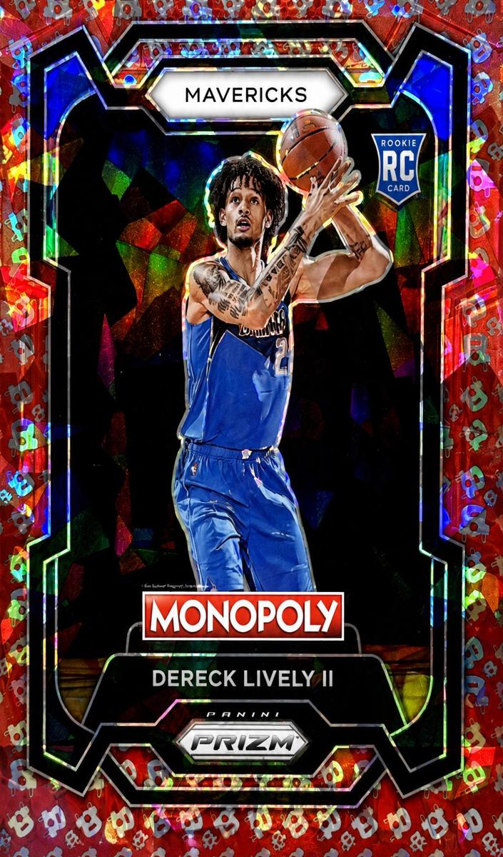 2023 Panini Prizm Monopoly Basketball Free Parking Dereck Lively II #24