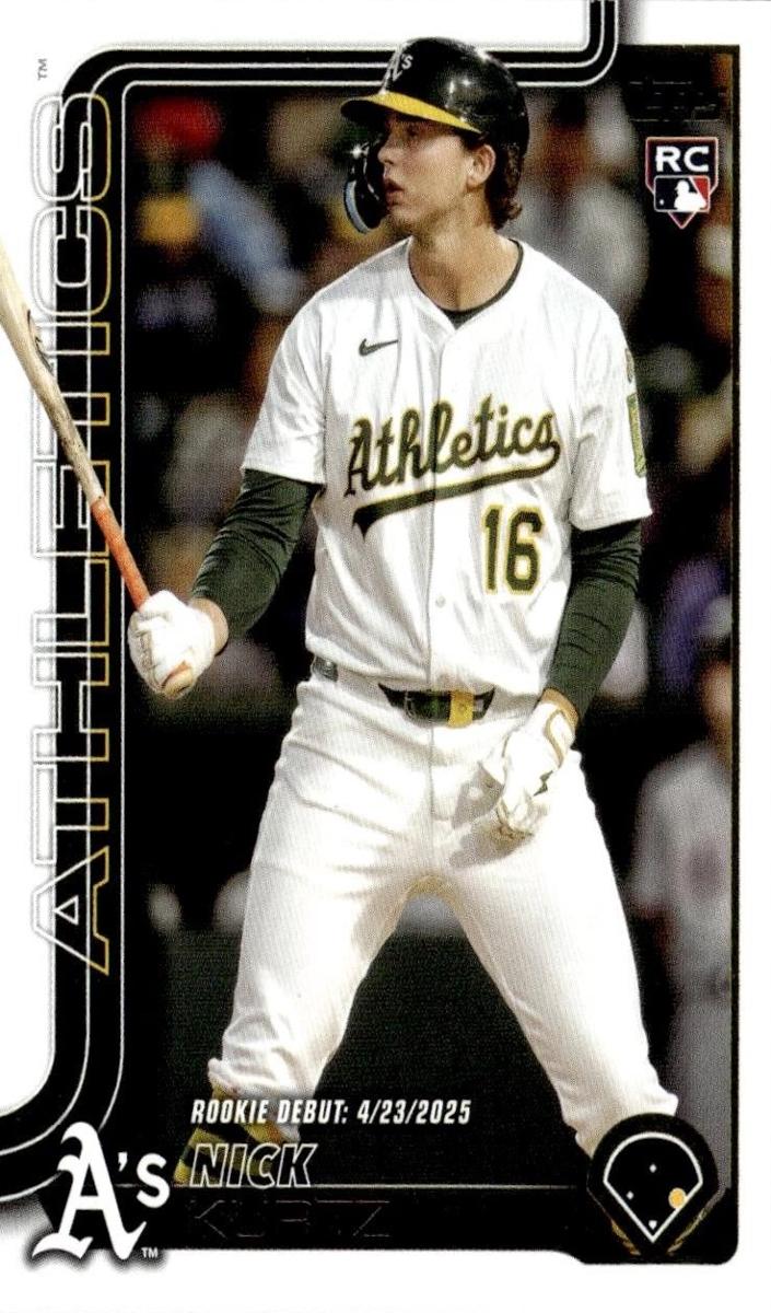 2025 Topps Update Baseball Nick Kurtz #US197