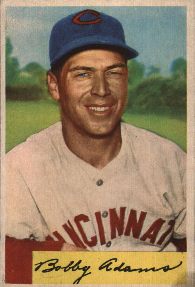 1954 Bowman Baseball Bobby Adams #108 PSA 6