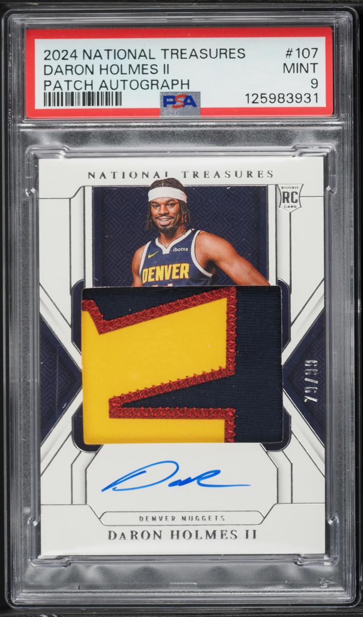 2024 Panini National Treasures Basketball DaRon Holmes II #107