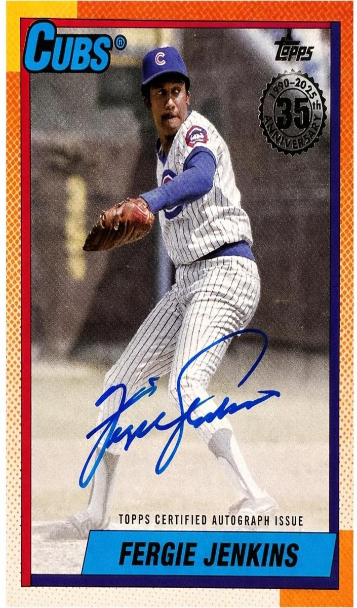 2025 Topps Baseball Fergie Jenkins #90A-FJ