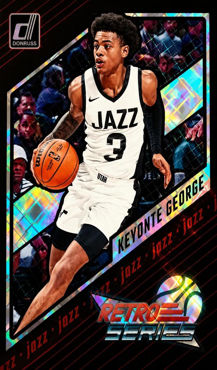 2023 Panini Donruss Basketball Diamond Keyonte George #8