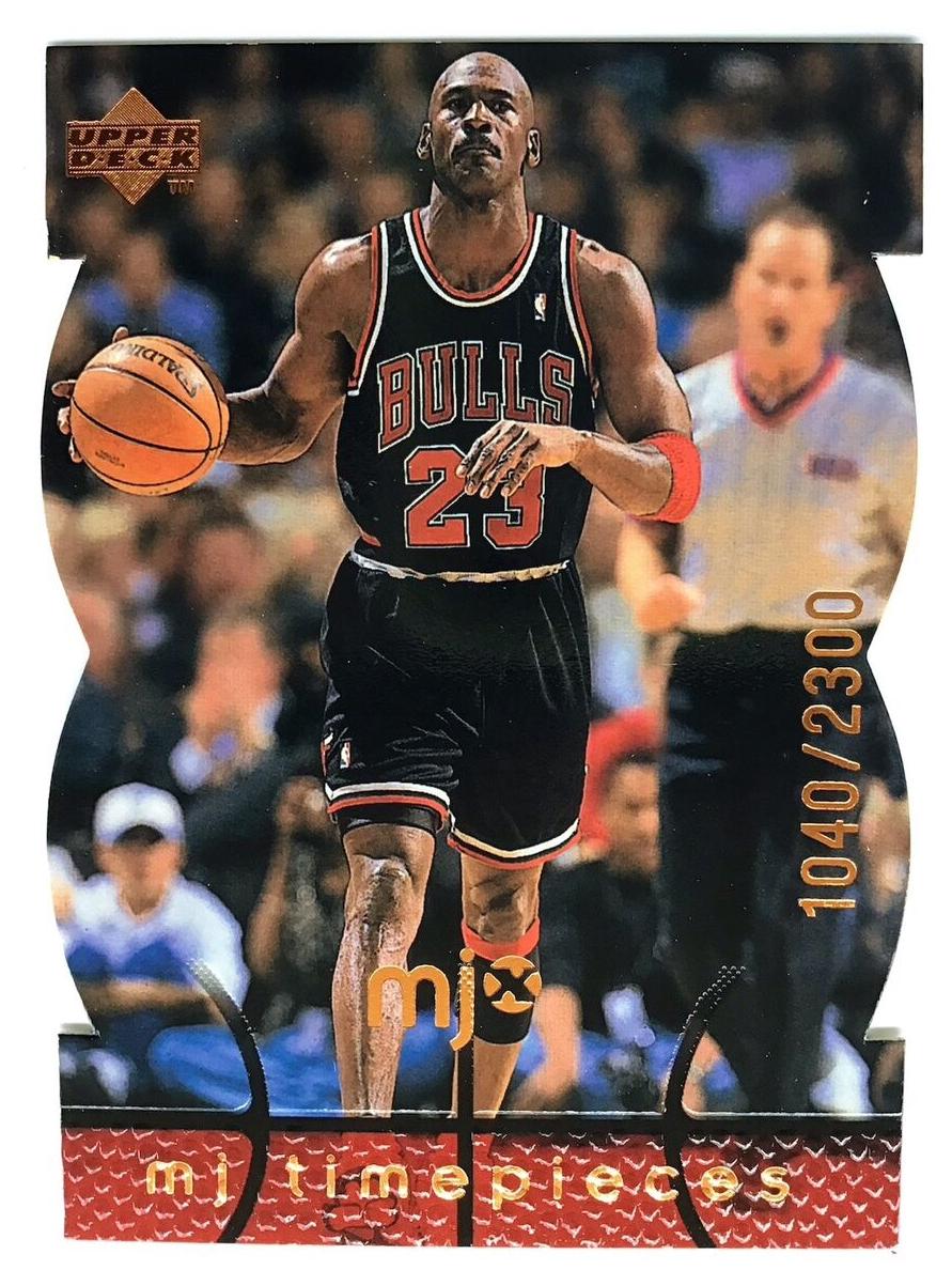 1998 Upper Deck MJx Basketball Red Michael Jordan #87 PSA 8