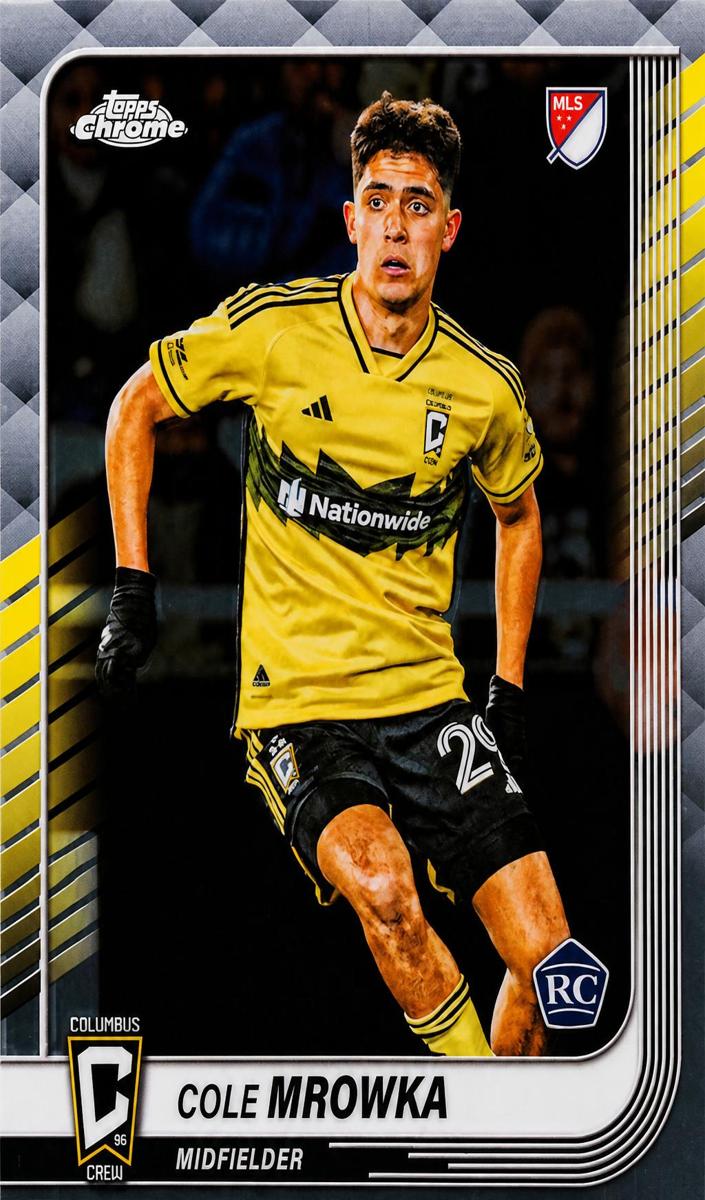 2025 Topps Chrome MLS Soccer Cole Mrowka #69