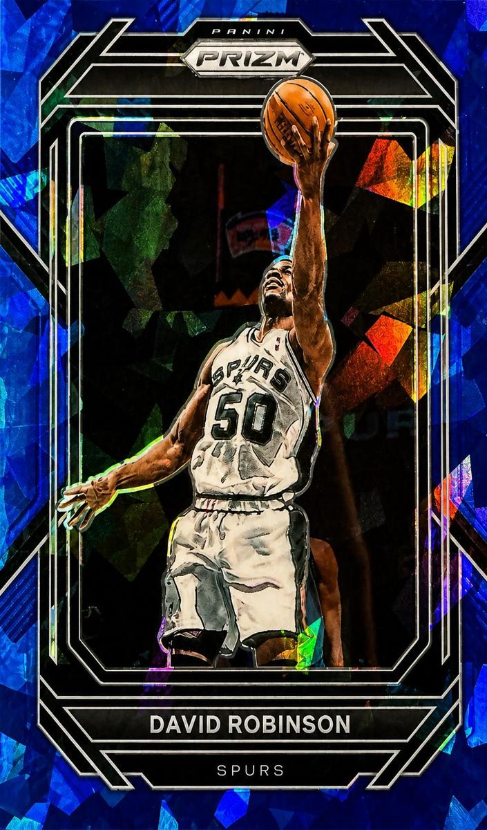 2022 Panini Prizm Basketball Blue Ice David Robinson #271