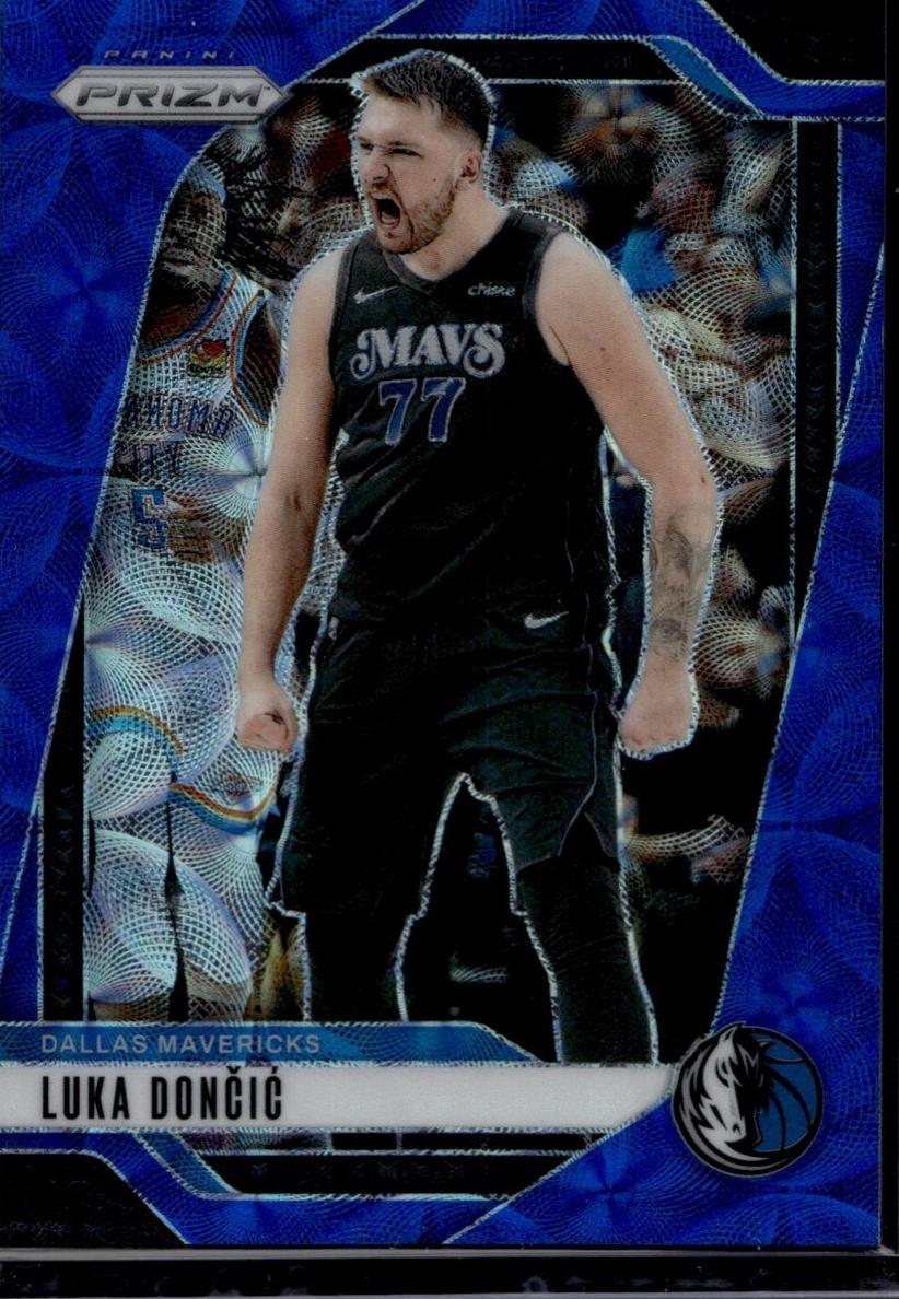 2024 Panini Prizm Basketball Choice Blue Luka Doncic #89 PSA 8