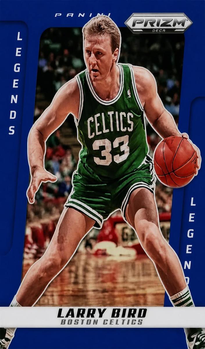 2024 Panini Prizm Deca Basketball Blue Larry Bird #203 PSA 10