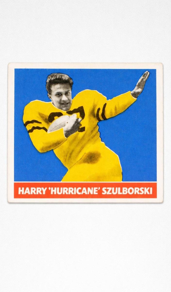 1948 Leaf Football Yellow Pants Bright Yellow Jersey Harry Szulborski #41 PSA 5