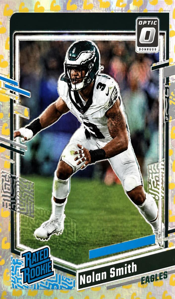 2023 Donruss Optic Football Flex Nolan Smith #283 PSA 8.5