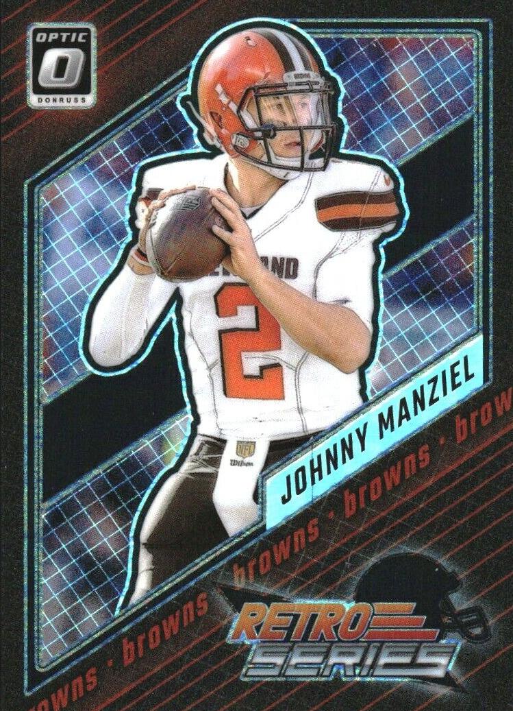 2023 Donruss Optic Football Black Pandora Johnny Manziel #17