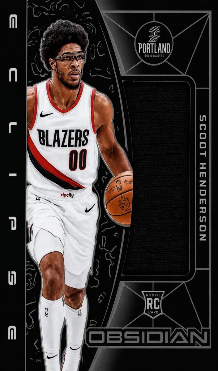 2023 Panini Obsidian Basketball Scoot Henderson #EM-SCO BGS 9