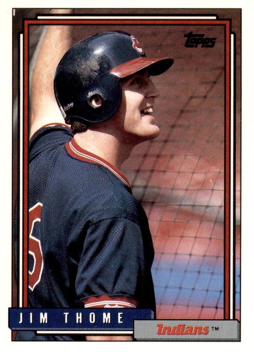 1992 Topps Baseball Jim Thome #768 PSA 9