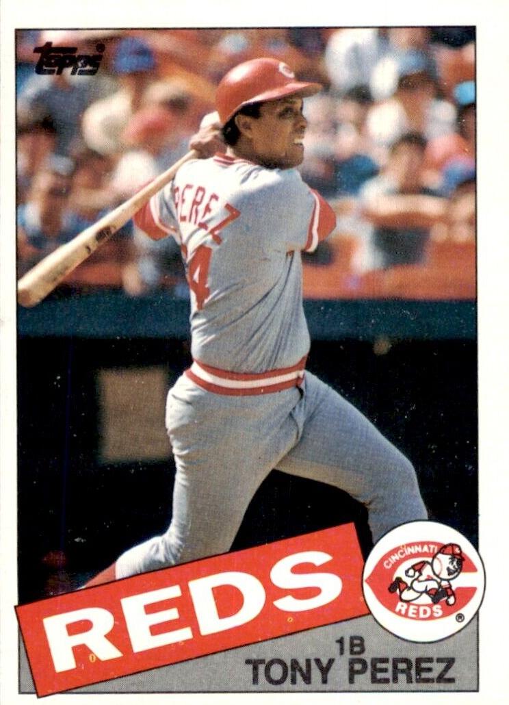 1985 Topps Baseball Tony Perez #675