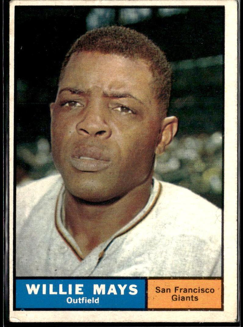 1961 Topps Baseball Willie Mays #150 RAW Ungraded