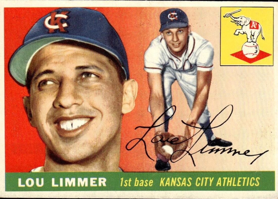 1955 Topps Baseball Lou Limmer #54 PSA 7