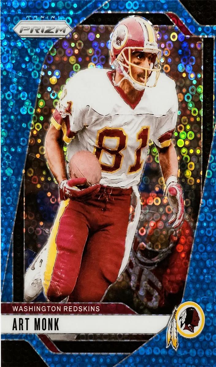 2024 Panini Prizm Football No Huddle Blue Art Monk #294