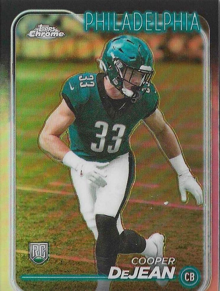 2024 Topps Chrome Football Refractor Cooper DeJean #232 SGC 9.5