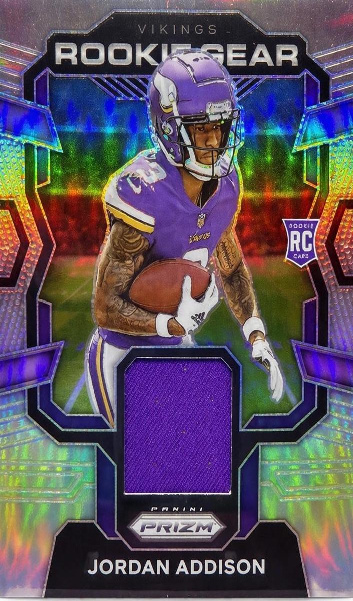 2023 Panini Prizm Football Jordan Addison #RG-JA PSA 10
