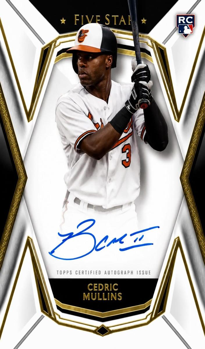 2019 Topps Five Star Baseball Cedric Mullins #FSA-CM