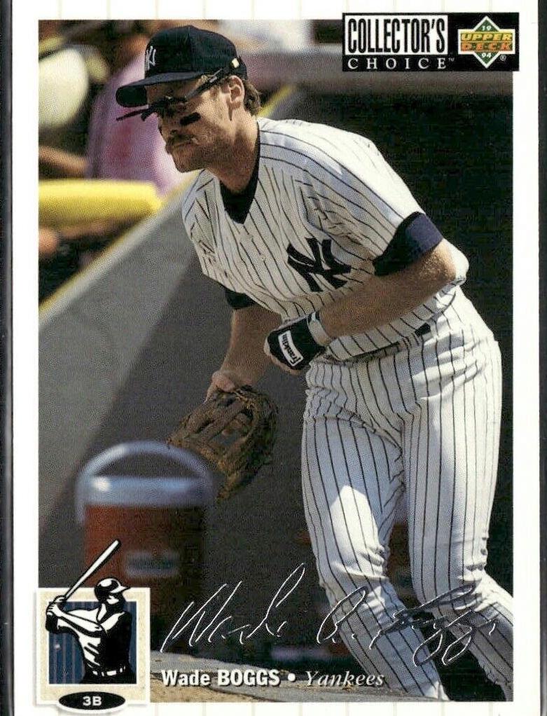 1994 Upper Deck Collector's Choice Baseball Silver Signature Wade Boggs #380