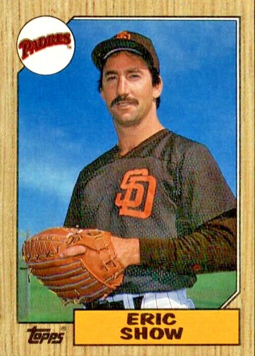 1987 Topps Baseball Eric Show #730