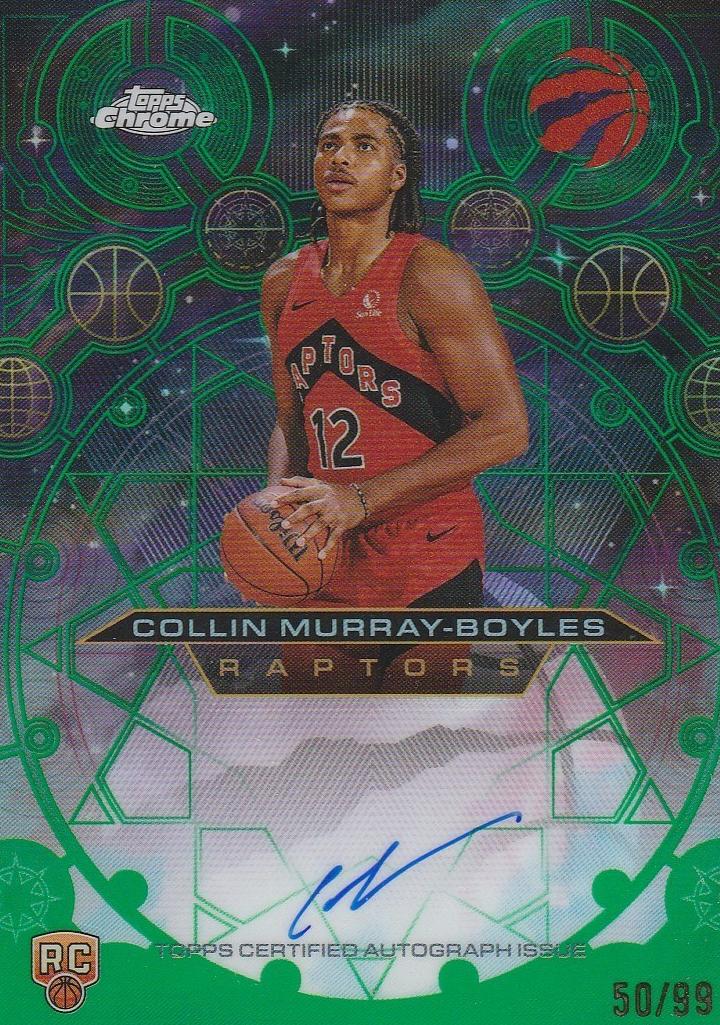 2025 Topps Chrome Basketball Green Refractor Collin Murray-Boyles #CHR-CMB