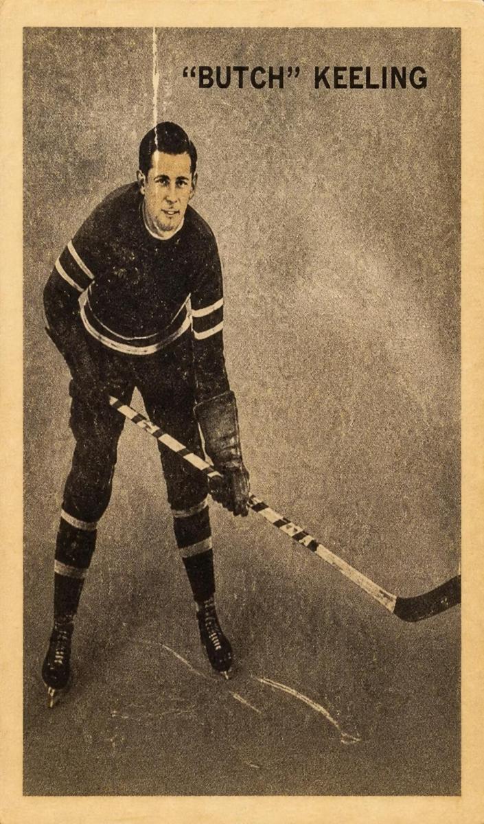 1933 World Wide Gum Ice Kings V357 Hockey Butch Keeling #20 PSA 5