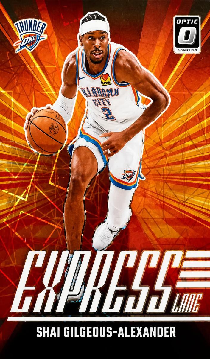 2024 Donruss Optic Basketball White Velocity Shai Gilgeous-Alexander #24