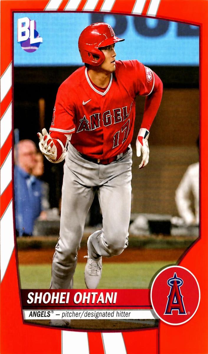 2023 Topps Big League Baseball Electric Orange Shohei Ohtani #200 PSA 10
