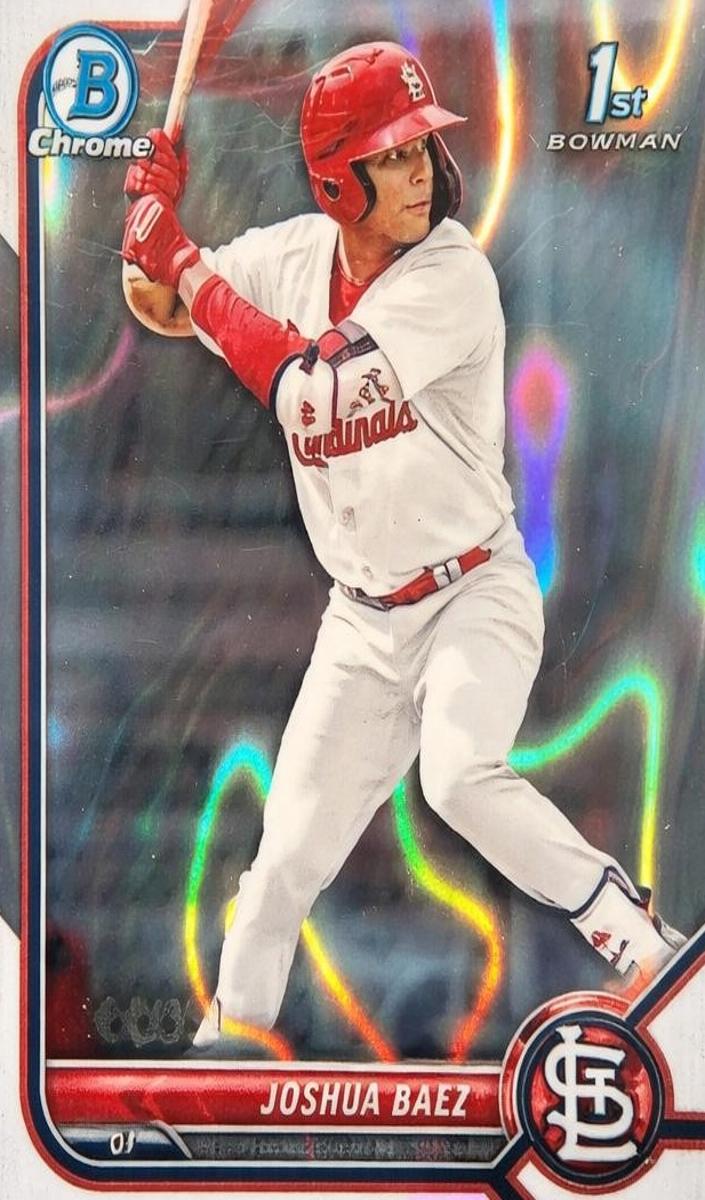 2022 Bowman Chrome Prospects Baseball Lava Joshua Baez #BCP-112