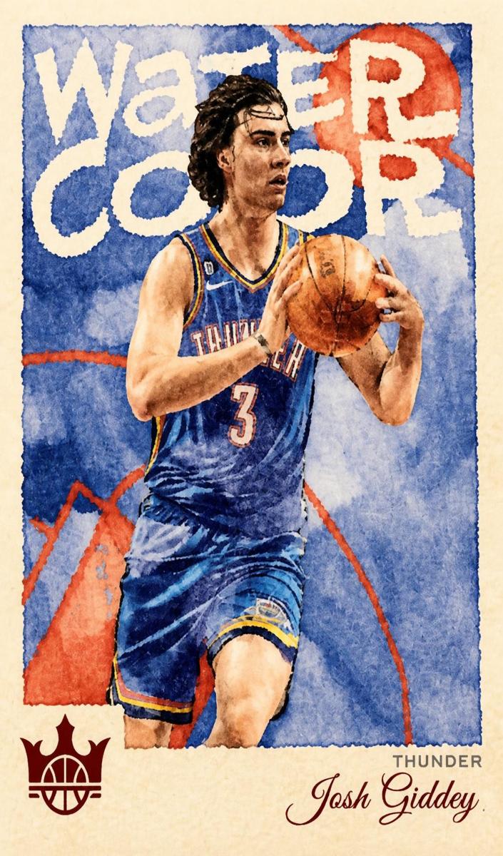 2022 Panini Court Kings Basketball Ruby Josh Giddey #7